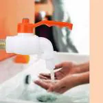 Sellzy PVC Plastic Bib Tap for Bathroom, Kitchen, Toilet, Garden Bib Tap Faucet - White, 1 Piece