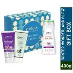 GLOBUS NATURALS Winter Care Gift Box-Doodh Kesar Body Lotion, Crack Cream, Kumkumadi Face Cream