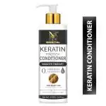 Keratin Conditioner for Keratin Treatment with Curd and Keratin Protein for Straighter, Smoother And Shinier Hair | No Paraben | Hair Conditioner for Men and Women | 200ml