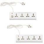 EcoLink White 6 A, 4-Way Spike and Surge Guard (pack of 2)