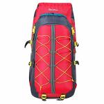 Skyline 80 Liters Unisex Hiking/Backpack/Camping/Trekking Travel Rucksacks Bag (Red)