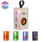 Woos EchoWave 6W Bluetooth Speaker Compact and Portable Transparent Design with Dual Bass, TF Input, and USB-C Charging Enhanced Portability with Integrated Strap (Assorted)
