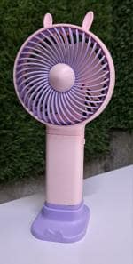 RK BROTHERS GROUP Handheld USB Rechargeable Fan Portable USB Fan Mini Hand Fan for Home/Office/Travel Bear Ear Design