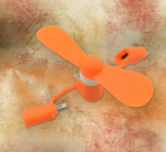 Tech Gear Android and iPhone, Type c, USB Small Portable Hand Fan for Android OTG Smart Phones (1 Pc) ORANGE