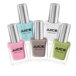 JUICE | ONE COAT | NAILPAINT COMBO | GHOST WHITE - P01, GLORIOUS SKY - P05, LEMON SLICE - 32, TIME OF SAND - 33, HELLO PINK - 48 | LONG LASTING | 11ML EACH | PACK OF 5