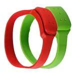 LeevMe Silicon Mosquito Repellent Bands with Natural Ingredients_ For Indoor and Outdoor - 40 Days Use (2 Bands)