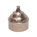 DM DESIGN MASTER  Golden Small Canister Box Home and Kitchen | Containers For Storage Tough and Durable | Canister Set for Grocery Storage Container(15x15x20.5cm)