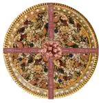 Sindhi Dry Fruits Gift Pack Containing Trail Mix with Dry Fruits in a Fancy Decorative Tray, 1 Kg Net Material, Weight of Tray Not Included, Ideal for Gifting, Get Together, Festivals and Achievements