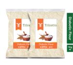 Trinetra Diabetic Atta 2 kg (1Kg X 2 Pack)