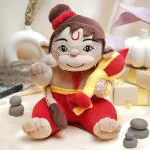 Panda's Box Mantras Chanting Musical Baby Hanuman Plush Toy