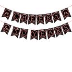 Zyozique 50th Birthday Decorations Banner / Anniversary Party Banner