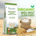 Vivek & Pure An Organic Range Of Products Organic 1Kg Whole Wheat Flour Khapli