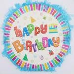 My Party Suppliers Happy Birthday Print Pull String Pinata Party Pinata