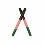 pujaNpujari Wooden Dandiya Sticks for Dance/Navaratri Garba Sticks for Kids Pair of 2