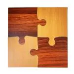 Clawcrafts Puzzle Drinks Coaster Set - 4-Piece Coasters for Home or Office Use, for Family and Friends and Table Decor