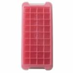 KitchenFest 36 Cavity Flexible Silicone Easy Release Ice Cube Mold Trays with PP Lid Cover. 1 Pcs.