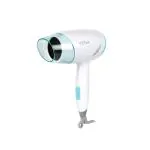 Vega VHDH-23 1400 W Insta Look Foldable Hair Dryer With Cool Shot Button And 3 Heat, Speed Settings, White, Blue