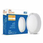 Murphy 15 Watt Slim Round LED Cool White Surface Mount Panel Light