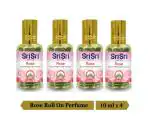 SRI SRI TATTVA Shuddhta ka naam Aroma Rose - Roll on Perfume,10 ml | Non-Alcoholic | Pack of 4