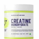 Muscle Asylum Creatine Monohydrate Powder Unflavored, Pack of 100g, (33 Servings)