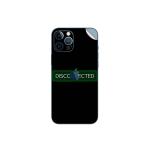 GADGETSWRAP Printed Vinyl Skin Sticker for Apple iPhone 12 Pro Max - Disconnected Disconnect Inscription