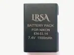 LRSA EN-EL14 Secondary Rechargeable Battery for D3100 DSLR, D5100DSLR, Coolpix P7000 & More