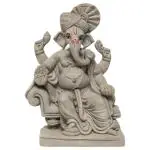 KSI ECO-Friendly Handcrafted Religious God for Ganpati Poojan and Visarjan