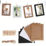 Party Propz Black Photo Banner With Clips (Set Of 10)