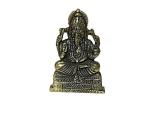 Jag Mohan Yogesh Ganesh God Idol Made Of Ad Metal Silver Color