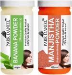 Park Daniel Pure And Natural Banana Powder And Manjistha Leaf Powder, 100 G Each (Combo Of 2) |Hair Care|Dandruff Control hair Powder|Healthy Strong Hair Mask