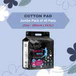 Cailin Care Extra Long Cotton Sanitary Pads Sanitary Napkins (Total 40 Pads | XXL | 280mm)
