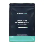 Nutrabay Pure Micronised Creatine Monohydrate | Pre/Post Workout Supplement for Muscle Repair & Recovery | Supports Athletic Performance & Power - 100g, Unflavored