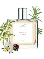 EM5 Quad Perfume for Men Eau De Parfum Strong and Long Lasting Fragrence Tobacco Vanilla Wood, 50 ml