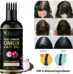 KURAIY 100% Natural Onion Black Seed Hair Oil Spray For Hair Care And Growth Prevent Hair Loss Biotin Fast Hair Growth Essential Oils (50 ml ) & (MEN & WOMEN)