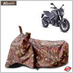 AG MOTO Bajaj Dominar 250 bike cover Water Resistant Dust Proof Protection in All Weather Red Jungle