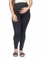 Mylo Essentials Women's Maternity Leggings| Stretchable Over-Belly Design for Pre & Post Pregnancy (XL, Black & White) Pack of 2