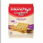 MUNCHY'S CRACKERS PLUS CHIA SEEDS- 600gm Combo (300gm X Pack of 2)