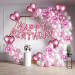 Party Propz Happy Birthday Decorations Kit For Girls -41 Pcs