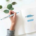 MUMUSO Gentle line dual tip highlighter -Sky blue(set fo 5)