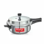 Prestige Popular Virgin Aluminium Junior Deep Pan Pressure Cooker, 4 L (Silver)