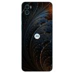 TOPPINGS printed Matte Finish Vinyl mobile back skin (This is Not Back CASE/COVER) for Motorola Moto E32 (India) Design G02 -MT