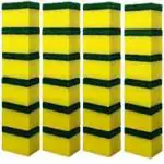KENYBEA Cleaning Scrub & Sponges for Kitchen, Dishes, Bathroom,Car Wash(Pack of 24) Scrub Pad (Regular, Pack of 24)