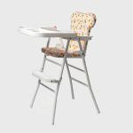 Maanit Beige High Chair with Soft Cushion