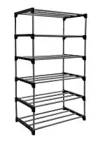 SANAMSTORE 6 Layer Portable Open Book Stand, Bookcase, Organizer for Books, Shoe
