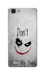 Tweakymod Printed Clown- Don'T Touch My Phone Back Cover for VIVO Y27L