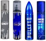 Layer'R Deep Desire Deodorant, Power Play Deodorant, Bullet Bang Deodorant, Absolute Series Power Deodorant Body Spray, 135 Ml Each (Pack Of 4)