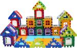 Toys N Smile 160+ Pcs Happy Home House Building Block Toy for Kids with Attractive Windows (Multicolor)
