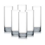 Ocean Glassware New York Glass Tumbler 320Ml - Set of 6 for Kitchen|Water|Hot&Cold Drinks|Juice|Cocktail|Milkshake|Smoothie|Ideal for Home|Party|Restaurant|Gifting|Special Occasions,Transparent