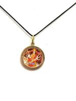 Astroghar Shree Maa Durga Brass Round Yantra Pendant For Men And Women