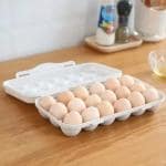 enrics 18 Egg box Holder Refrigerator Storage Container Eggs Box Egg Tray 1.5 Plastic Egg Containe